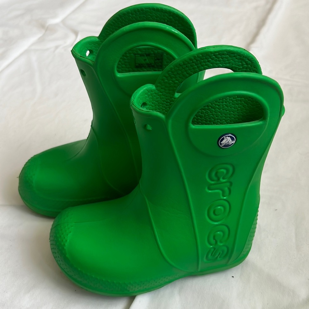 Crocs KIDS’ HANDLE IT RAIN BOOT, little kids C6